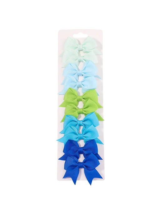 Baby Bows Заколки для волос 10 шт, Цвет 2640-6, 10 шт
