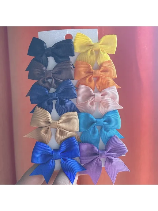 Baby Bows Заколки для волос 10 шт, цвет 530-8, 10 шт