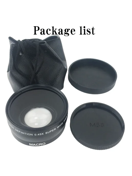 FOURTH EYE Широкоугольный макрообъектив 0.45x, 52mm, черный, фото 3