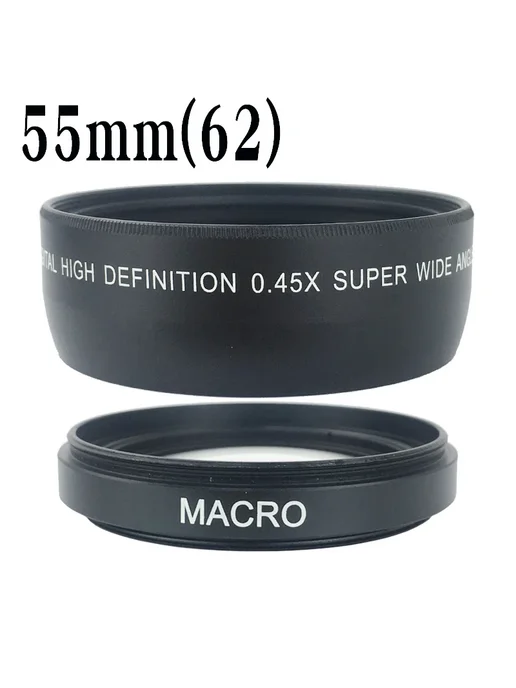 FOURTH EYE Широкоугольный макрообъектив 0.45x, 52mm, черный, фото 4