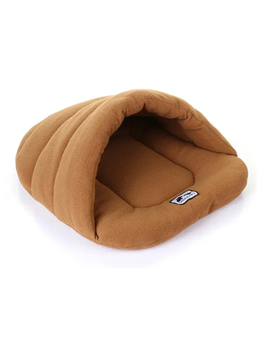 DCPET Бордовый домик для кошек и собак, 38x48 см, коричневый
