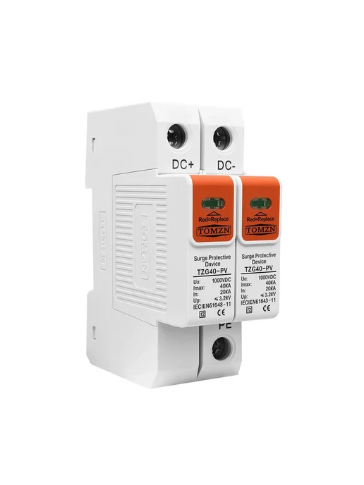 TOMZN УЗИП 2P, 500V DC 10-20kA, УЗИП 2P 500V DC, фото 2