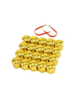Dolly Hengpin 20 шт. колпачки на гайки, Gold, 19MM