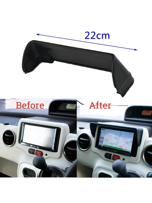 Нет бренда GPS-навигатор, крышка капота, 22*5 см, черная универсальная, 22x5 см, фото 3