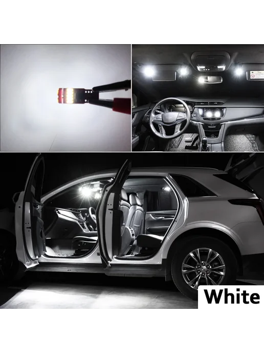 MDNG LED комплект внутреннего освещения White для Nissan Cefiro A, белый