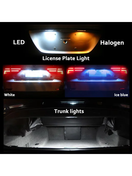 MDNG LED комплект внутреннего освещения White для Nissan Cefiro A, белый, фото 6