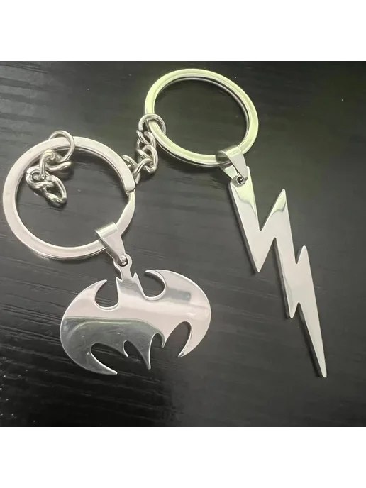 HNSP Мужская цепочка Batman из нержавеющей стали, 60CM, серый, фото 3