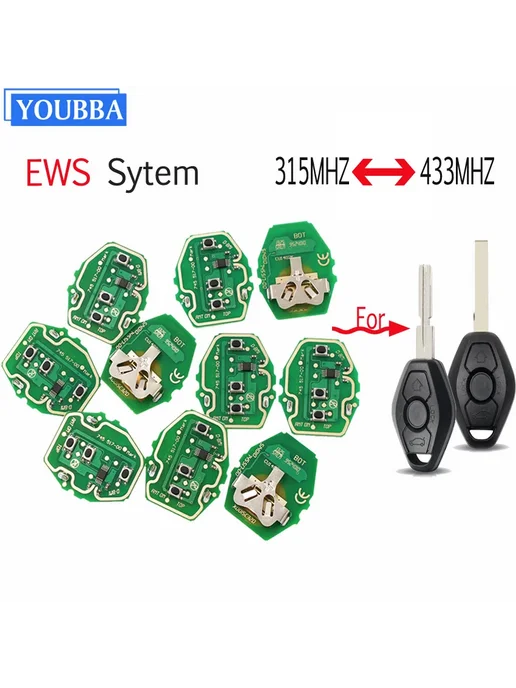 YOUBBA EWS BMW 3-кнопочная система Circuit board 1PCS, 1 шт, фото 2