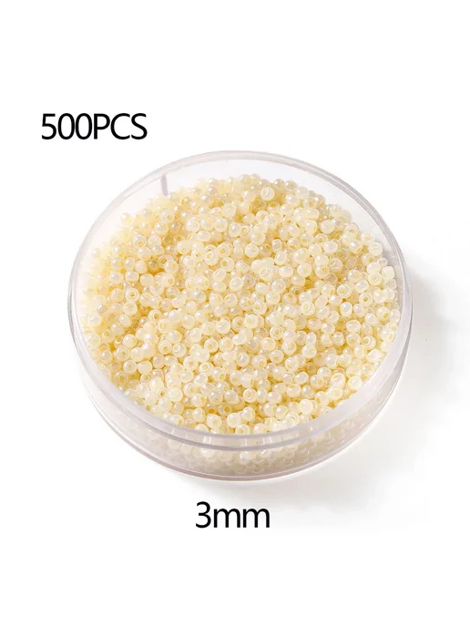 Цветные стеклянные бусины St.kunkka 2 3 4 мм Желтый, 3mm Cre, желтый