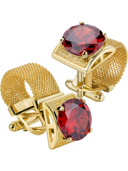 HAWSON Запонки из горного хрусталя January-garnet, вариант