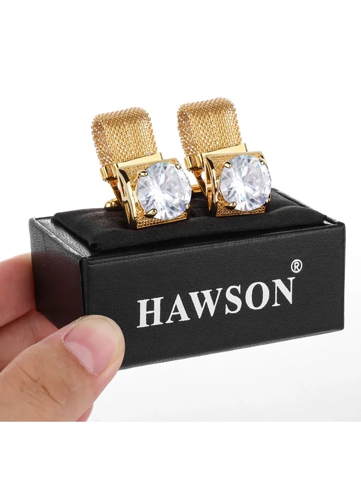 HAWSON Запонки из горного хрусталя February-amethyst, фиолетовый, фото 7