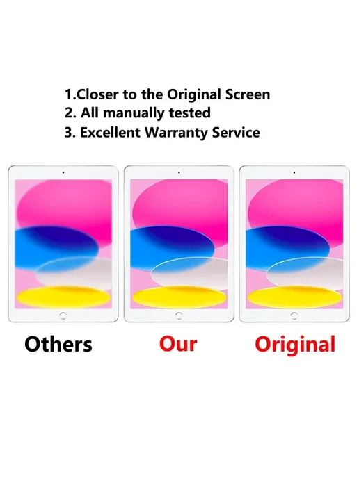 Нет бренда ЖК-экран для Apple iPad 5 Black no button, черный, фото 3
