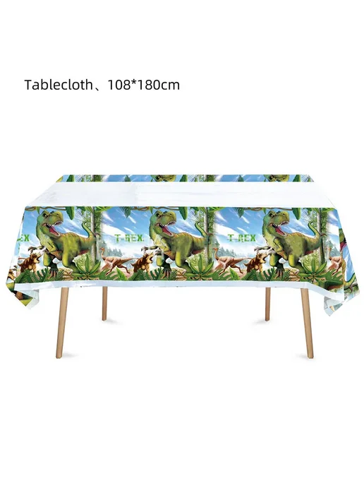 Нет бренда Картонные фигурки динозавров для торта plate-9inch, зеленый, фото 5