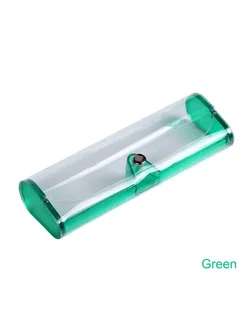 Нет бренда Зеленый чехол для очков Green-L