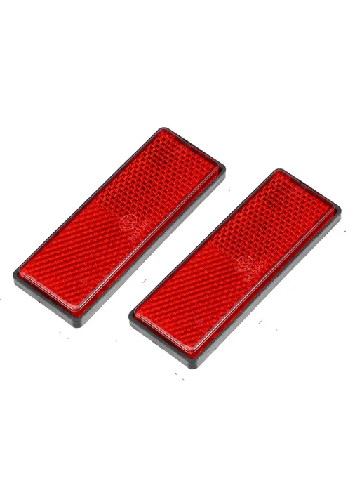 Нет бренда ATVOV отражатель Rectangle-Red 2 шт, 2 шт