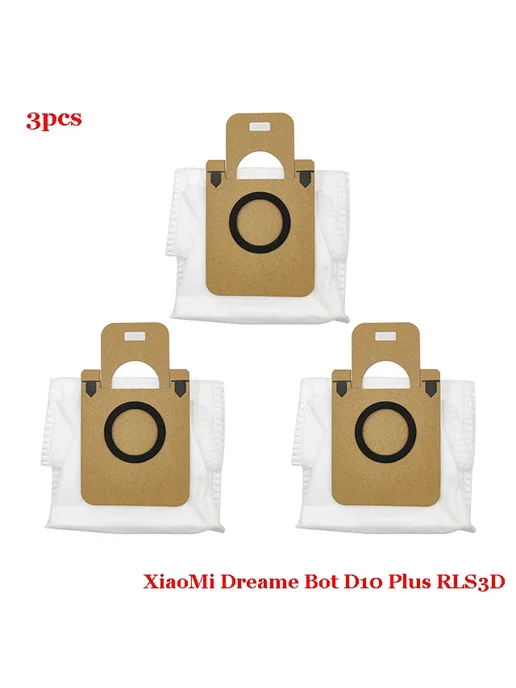 Fxaizl Комплект пылесборников Xiaomi Dreame Bot D10 Plus RLS3D 3pcs, 3 шт