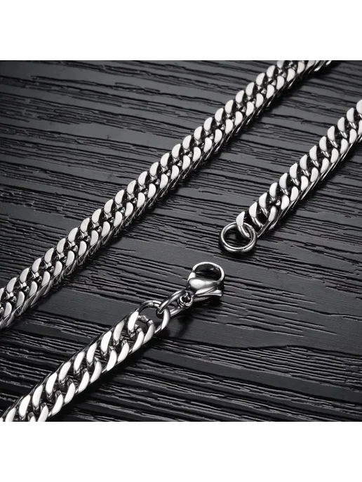 HNSP Цепь стальная кубинка 50см, 8мм, 60 см 14MM wide, фото 2