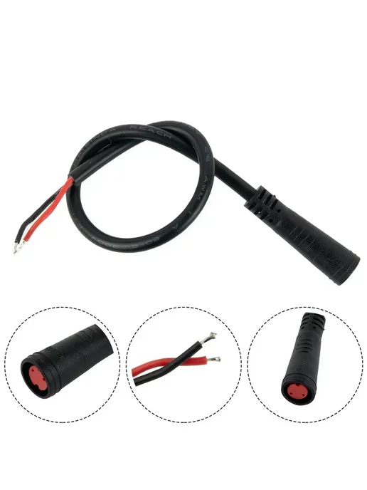 Нет бренда Разъем тормозной 2 Pin Male, красный, 200 мм, 22AWG, красный, фото 5