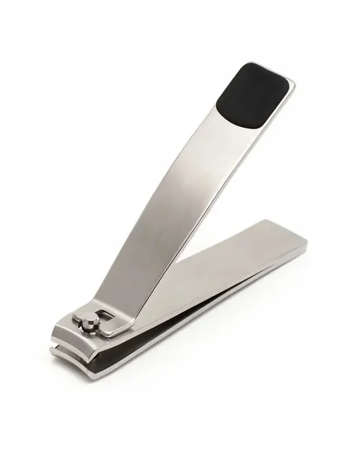 Педикюрные кусачки-ножницы с прорезиненной ручкой, черный, фото 5