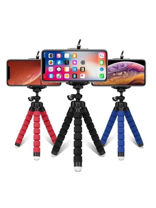VeFly Штатив монопод для телефона Bluetooth Red Tripod Remote, красный, фото 4