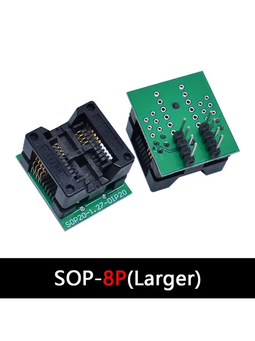 Нет бренда Адаптер программатора SOIC8 SOP8 SOP16 SOP20 DIP20, Цвет SO, 20 цв.