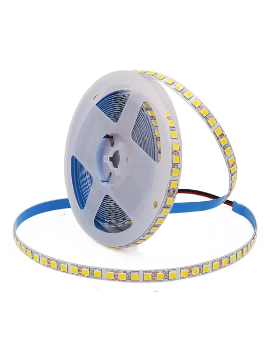 RGBCW Светодиодная лента 12В 2835 теплый белый 120led м, белый, фото 2