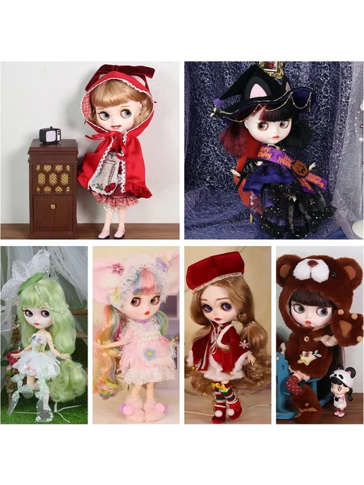 Платье C Series C13 черное для Blyth, черный, фото 2