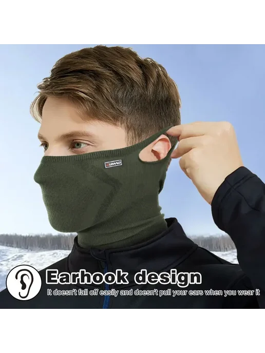 macogear Спортивная бандана мужская, Серый, FE25-03, зеленый, фото 4