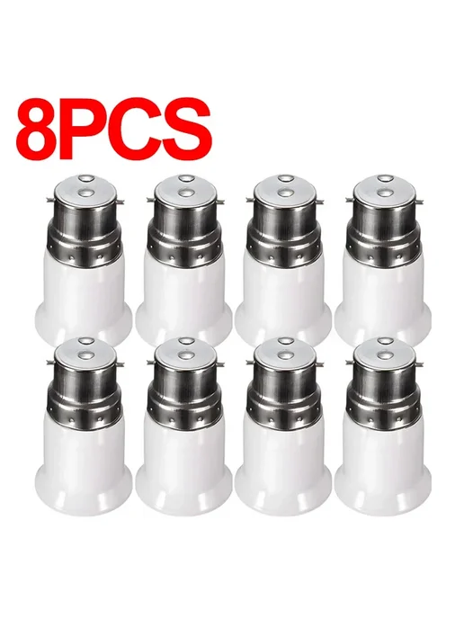 Нет бренда Адаптер B22 на E27, 1 шт. 8PCS, 1 шт, 8 шт