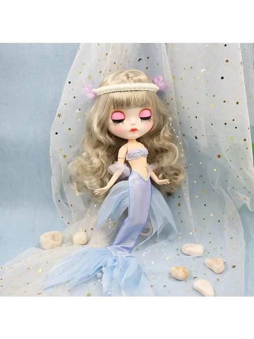 Нет бренда Набор одежды для куклы ICY DBS Blyth 1 6 Темно-синий, like t, синий, фото 4
