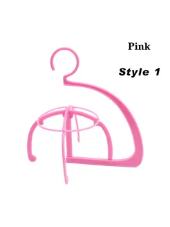 plussign Стойка для париков, розовый, Style 1