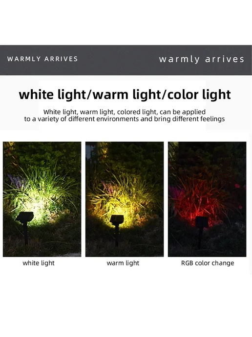 Нет бренда Солнечный прожектор 7LED Warm White, белый, фото 3