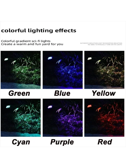 Нет бренда Солнечный прожектор 7LED Warm White, белый, фото 5