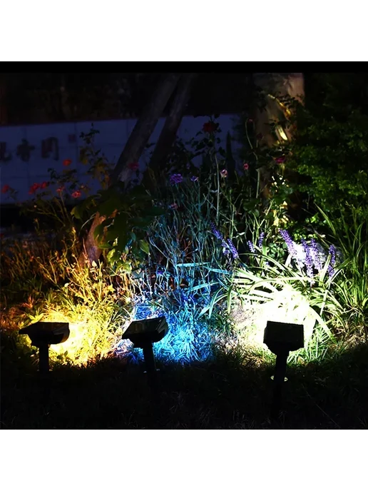 Нет бренда Солнечный прожектор 7LED Warm White, белый, фото 6