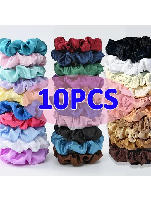 Резинки для волос scrunchie, стиль 1, вариант, фото 2