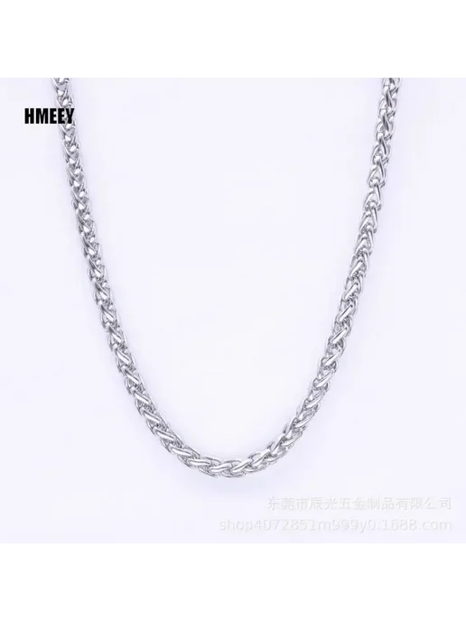 Нет бренда Мужское ожерелье из нержавеющей стали, 70см, Black, Width 6m, черный, фото 4