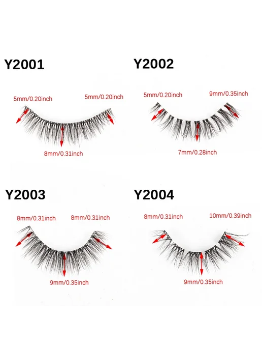 YSDO ресницы накладные YK308, 10 пар, зеленый, зеленый, фото 7