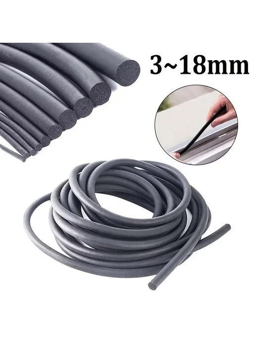 Нет бренда Уплотнительная лента EPDM Dia 5mm 3M, 5mm 3M