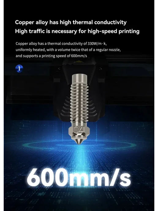 JUUPINE Насадки для 3D принтера Elegoo Neptune 4 из латуни, 3 шт, 3 шт, фото 5