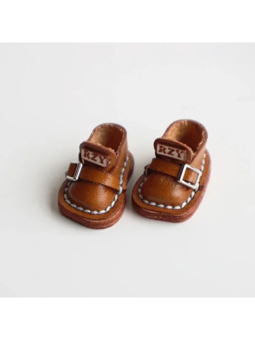 XiDonDon Обувь для кукол кожаная, пятнистая Бежевый, beige, бежевый, фото 5