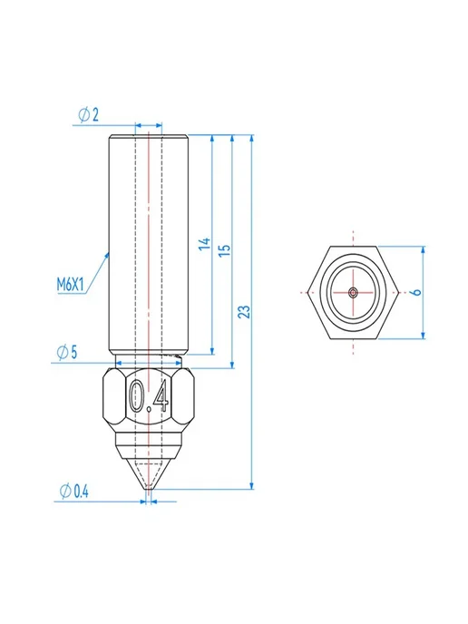 XXNAIR Форсунки Creality 10-Copper plated, серый, фото 7