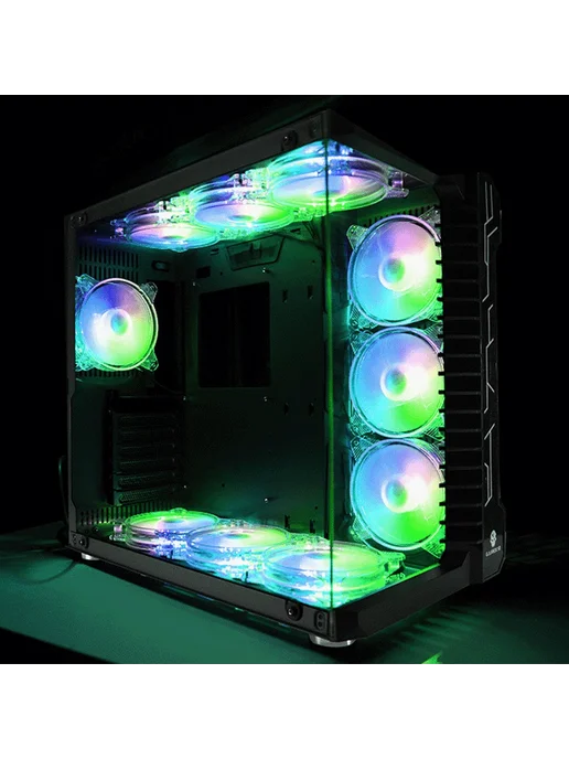 RGB 120 мм компьютерный вентилятор, 120mm RGB, фото 2