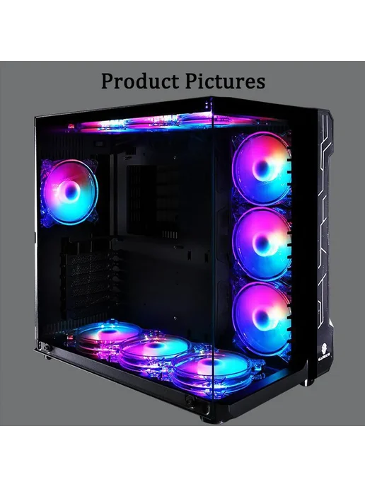 RGB 120 мм компьютерный вентилятор, 120mm RGB, фото 6