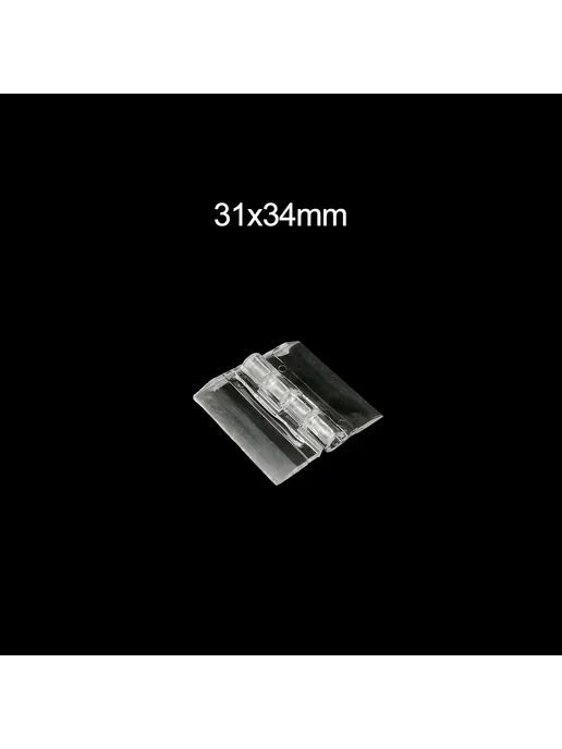 Michastu Михасту мини прозрачные акриловые петли 6pcs 31x34mm, 6 шт
