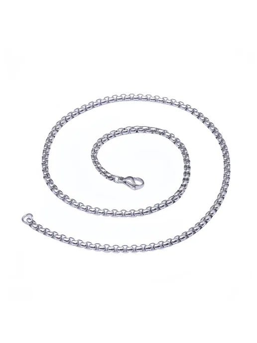 Цепочка из нержавеющей стали Black 55cm Length 3mm Width, черный, фото 5