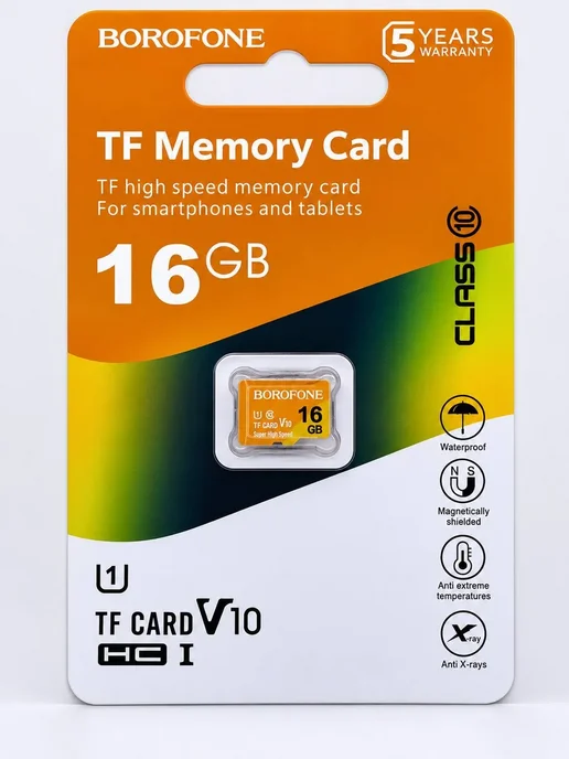 ГГГ25 Карта памяти microSD 16 ГБ Class 10 TF, 16 ГБ, фото 4