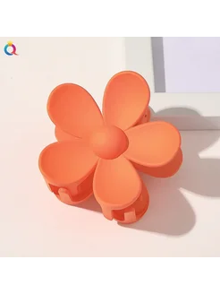 KYDZSW Заколки для волос с цветком matte-orange red