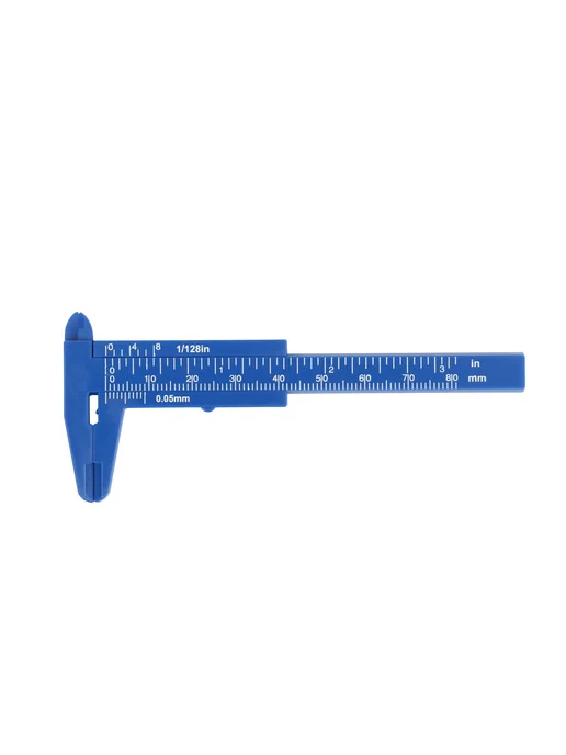 xilitata Пластиковый штангенциркуль 80 мм, Blue, синий, фото 4