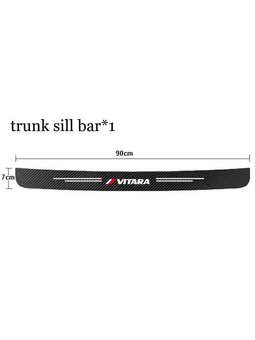 Нет бренда Наклейки на порог suzuki 1Pcs Trunk VITARA, 1 шт