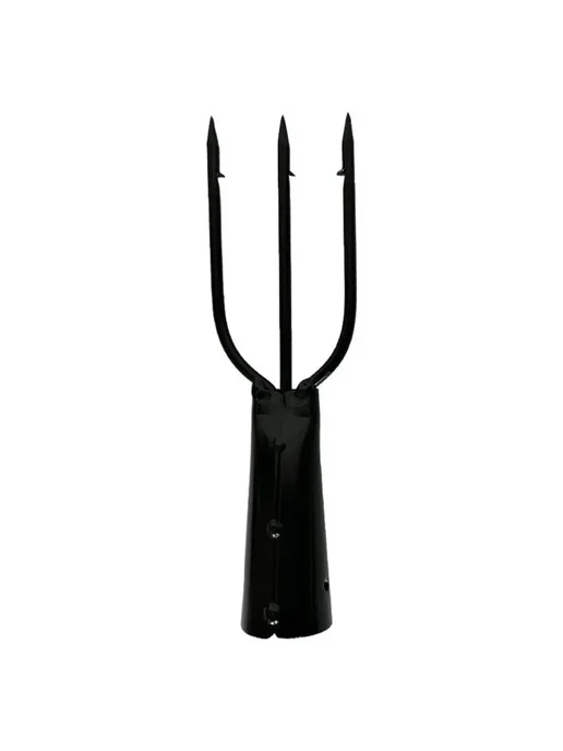 Рыболовный гарпун из нержавеющей стали -3 Prongs, черный